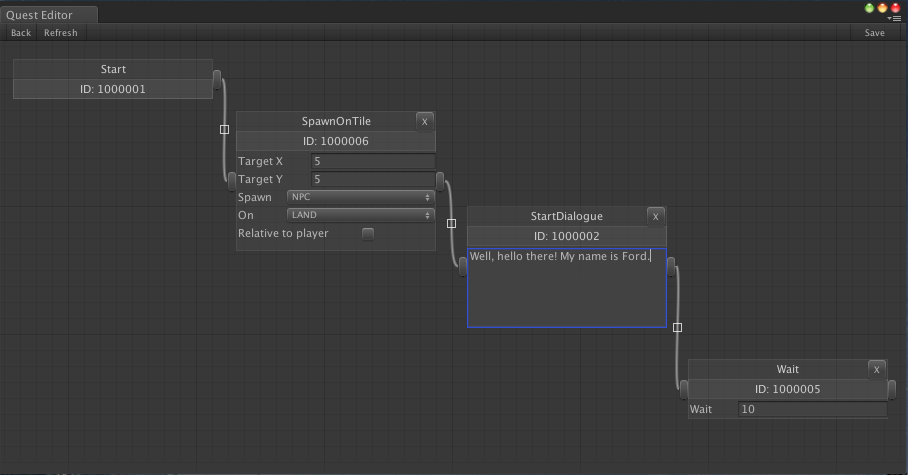 Sample Node Based Editor